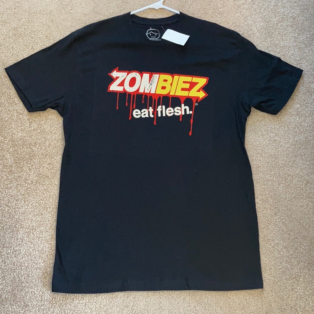 New Zombies eat flesh t-shirt